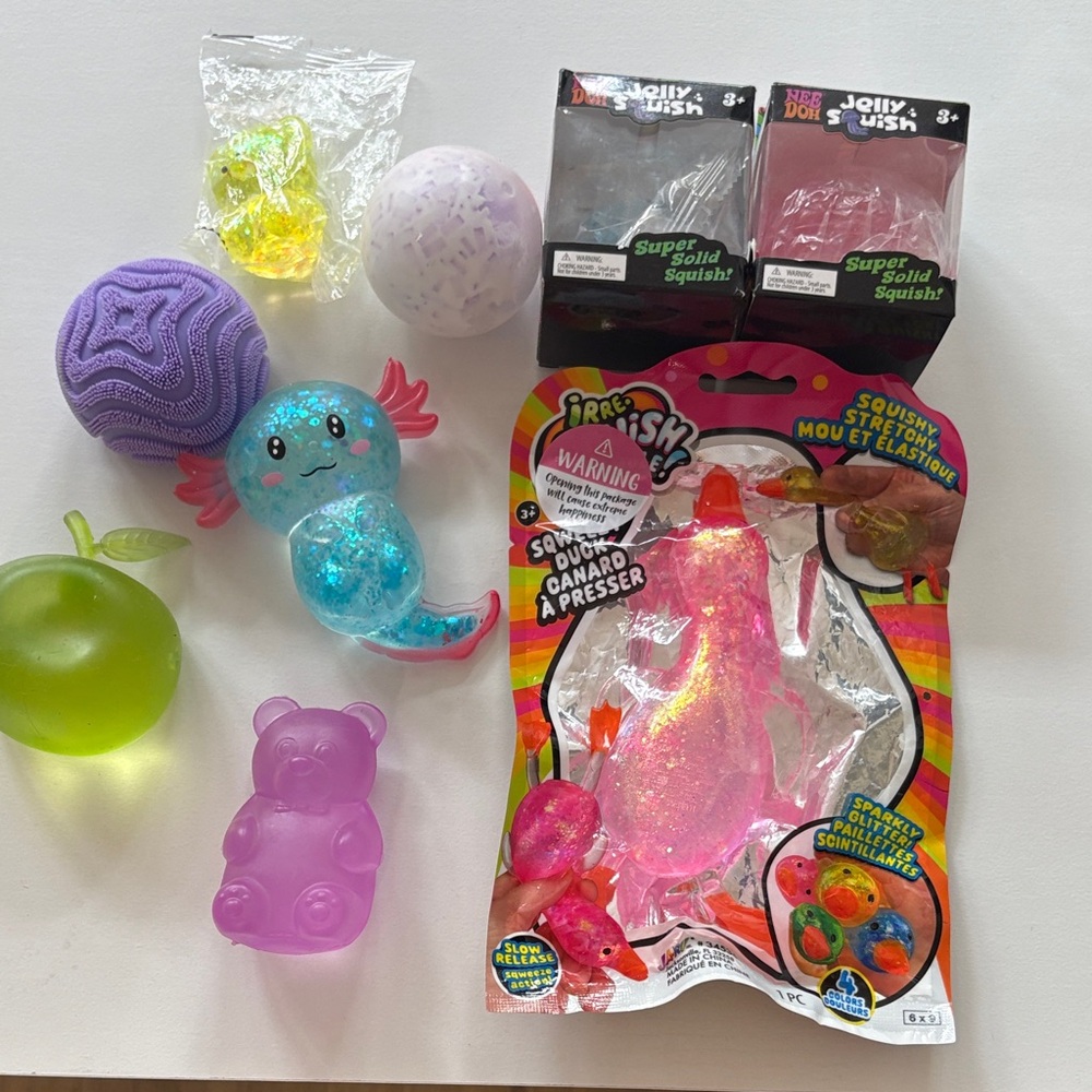 Sparkle Pink Stretchy Squishy Toy - Kids Sensory Play